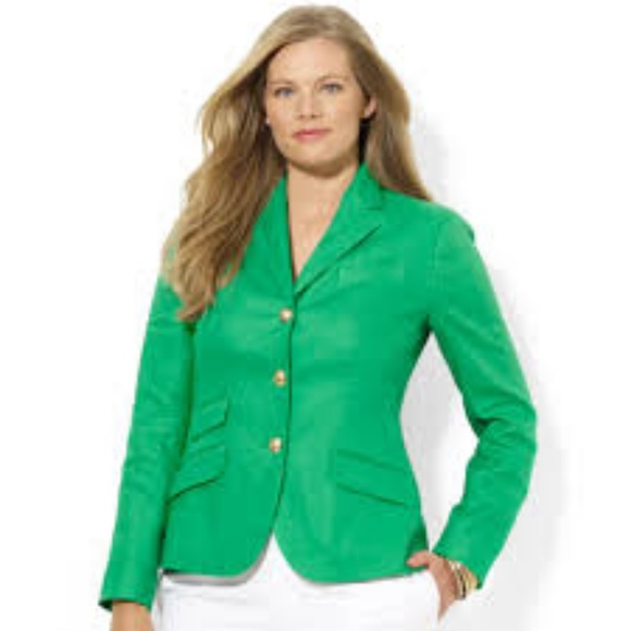 ralph lauren green blazer